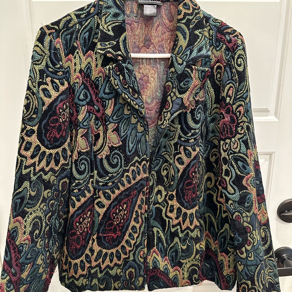 Colorful Molly & Maxx Paisley Women's Blazer